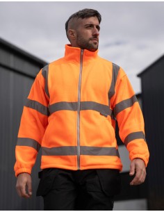 K-KXFJ-Hi-Vis Safety Fleece-Jacket Bergen 2